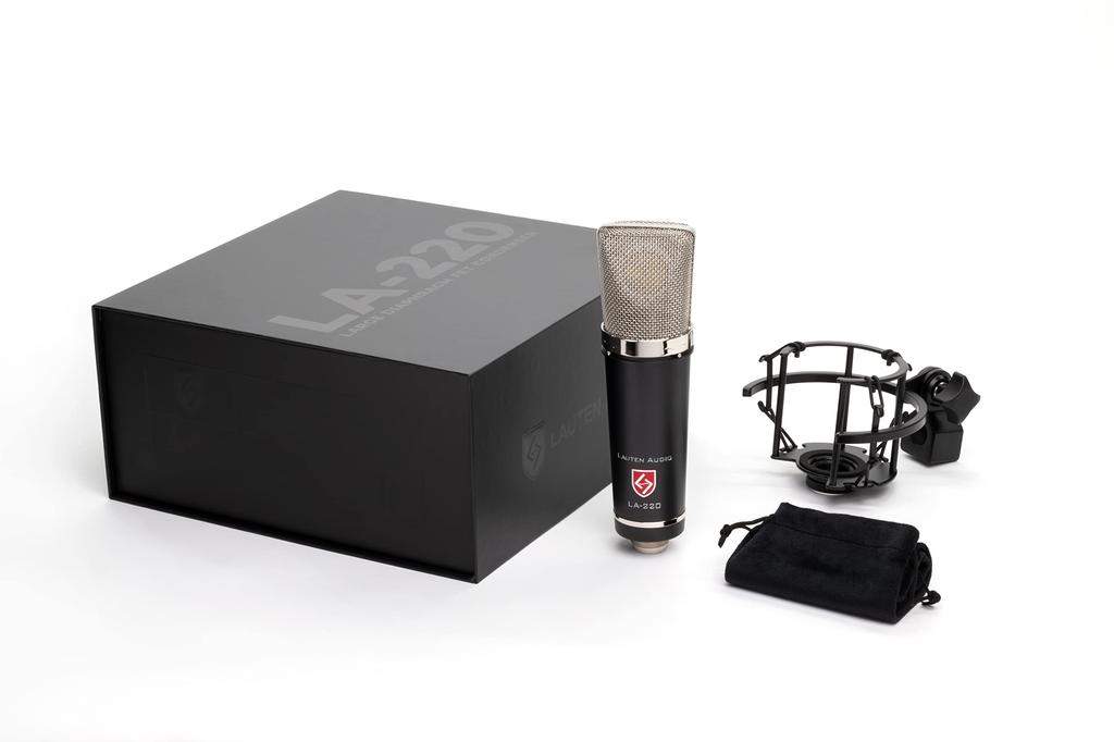 Lauten Audio Series v2 Großmembran-Kondensatormikrofon Schwarz LA-220