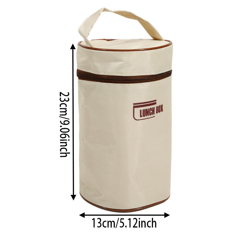 Portable Insulated Lunch Box Storage Bag Waterproof Bento Bags Large Capacity Dustproof Food Thermal Bag For Students