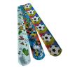 12Pcs Soccer Glove Pattern Slap Bracelets Kids Wristband Football Snap Bracelet