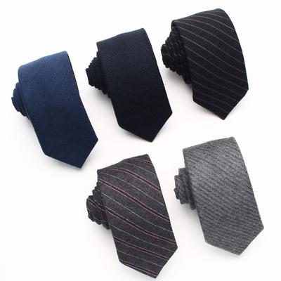 Corbata de Lana para Hombre a Rayas Cuadros Corbata Casual Accesorios para Camisa de Traje de Padrino Corbata