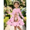 Girls' 3D Fantasy Animal Dress Long Sleeve Summer Spring Vacation Daily Holiday Princess Beautiful Sweet Kids 4-12 Years Casual Dress A Line Dress