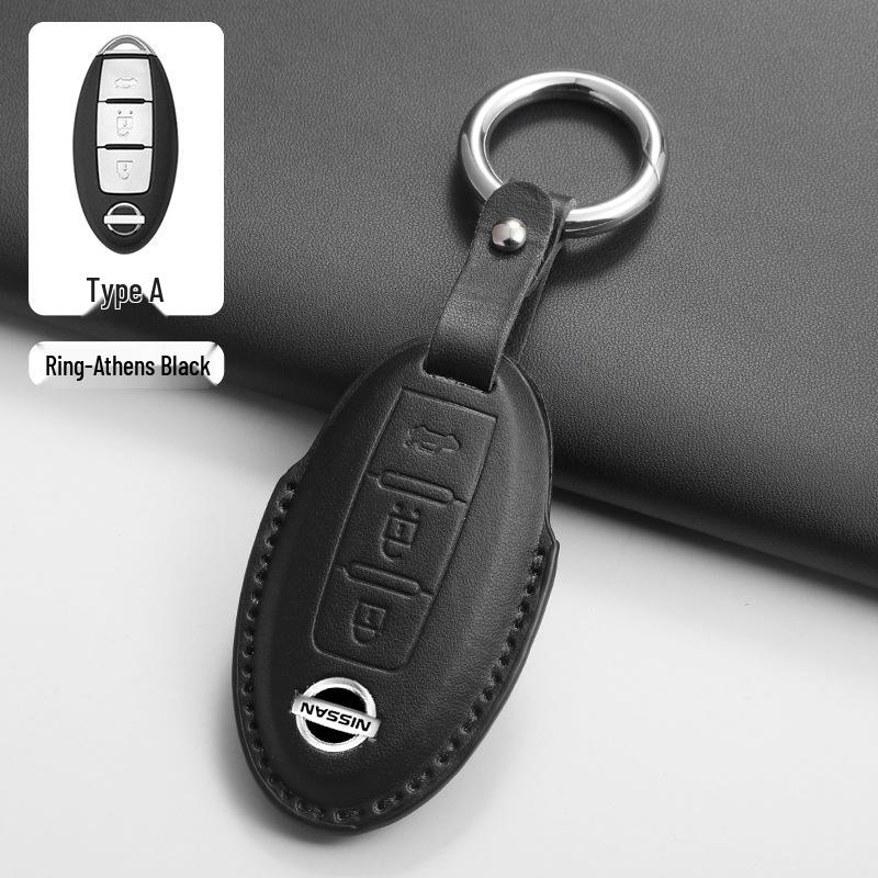 Pinke Schlüsselhülle für Nissan Patrol Y62 5-Tasten Smart-Schlüssel (2018-2019)