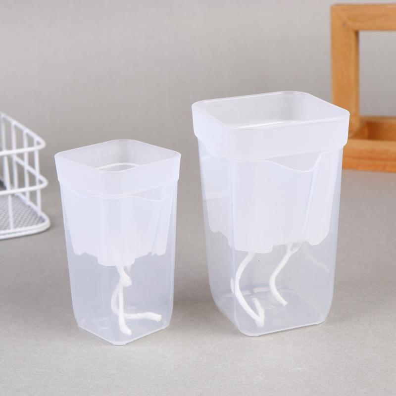 5Pcs Self Watering Plant Pots For Plants Double-Layer Flower Pots Planters With Drainage Hole Reservoir For Seedling Nursery Pot