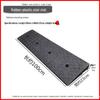 Rubber-Plastic Car Ramp: Slope Mat, Curb Edge, Uphill Climb, Triangle Speed Bump