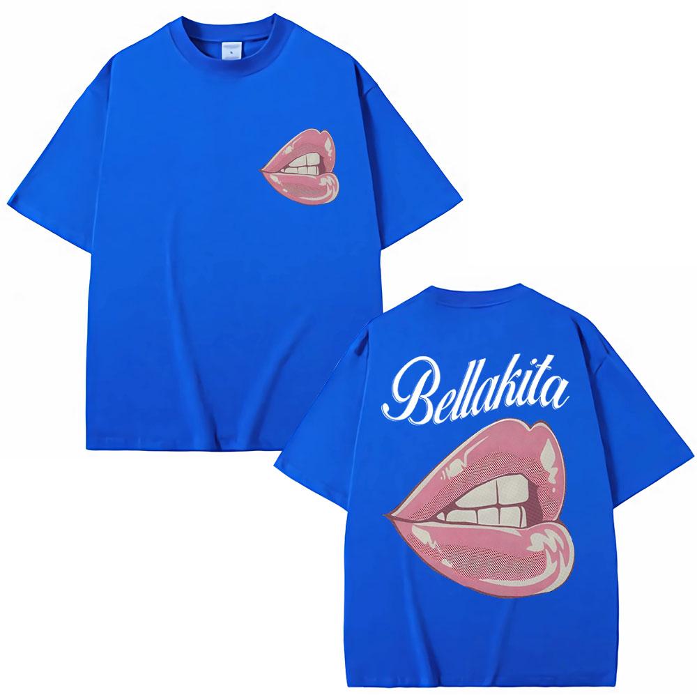 Rapper Omar Courtz Album Mouth Graphic T Shirts Men Women Fashion Design Aesthetic T Shirt Cotton Oversized T-shirts Streetwear