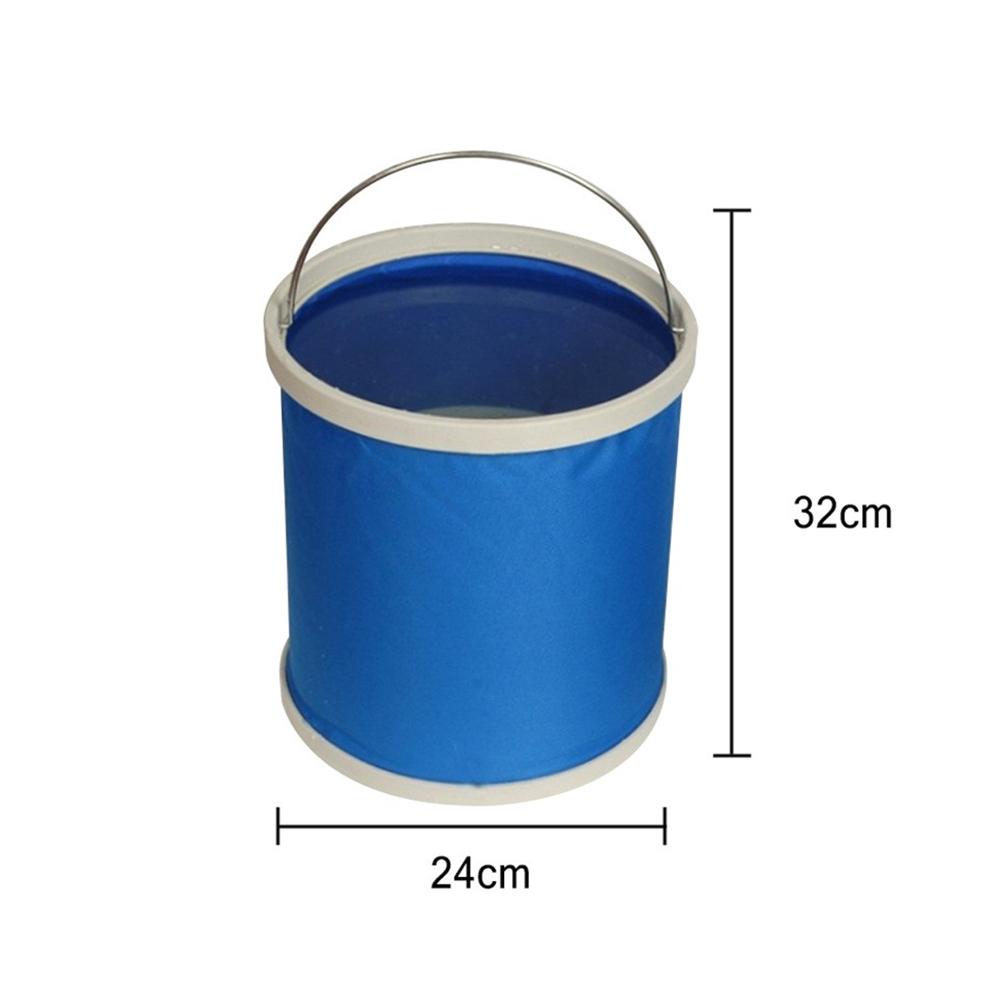 Portable Outdoor Camping BBQ Picnic Water Bucket Foldable Hiking Water