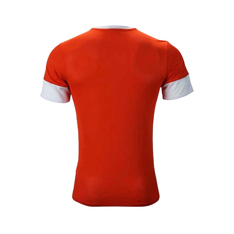 Nike Breathable Minimalist Casual Short Sleeve Soccer Jersey Men tops Orange 703208-827