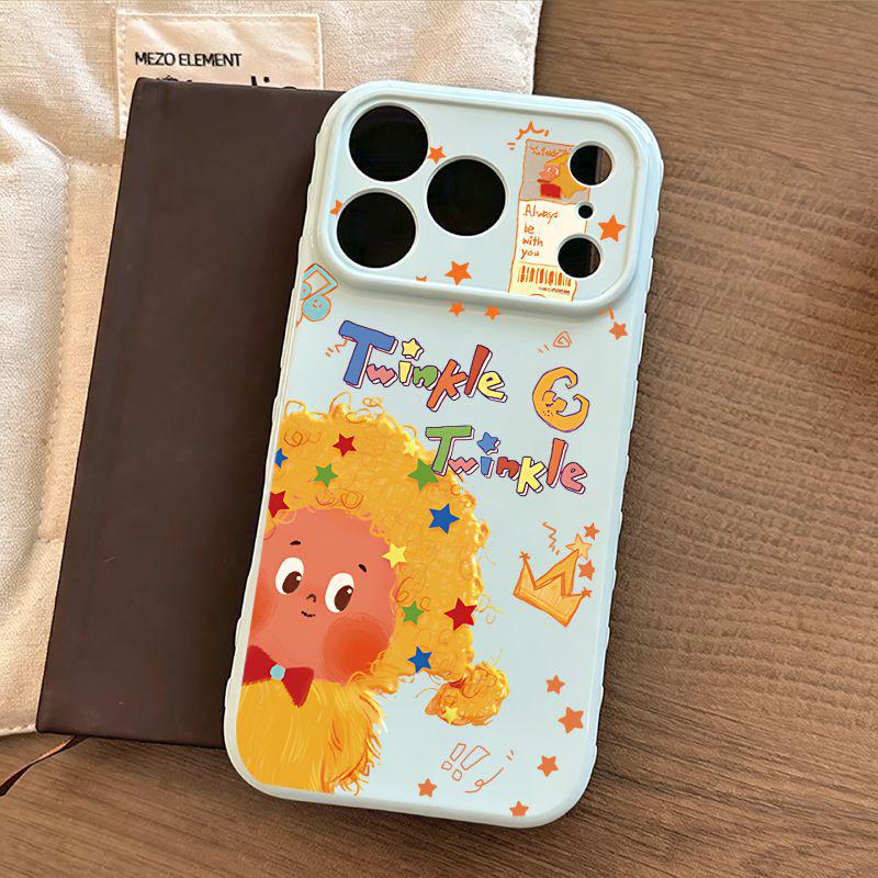 

Heart-Edge Star Soft Case for Apple 17ProMax - Full Coverage for Models 16, 15, 14, 13Pro Apple 13