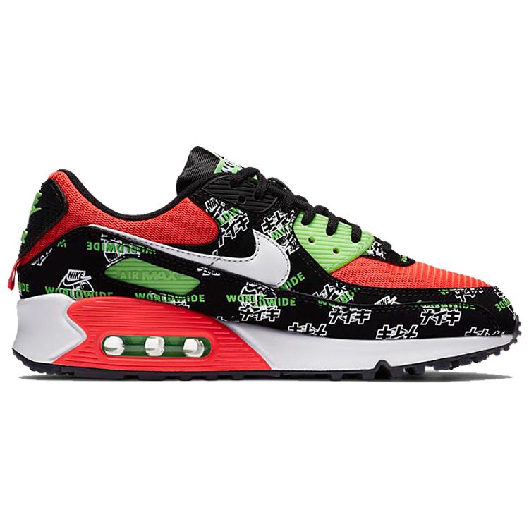 New Nike Air Max 90 SE Worldwide - Black Katakana Logo Women's DA1342-013