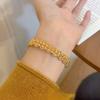 24K lace flash bracelet light luxury high-end temperament bracelet retro niche design jewelry women