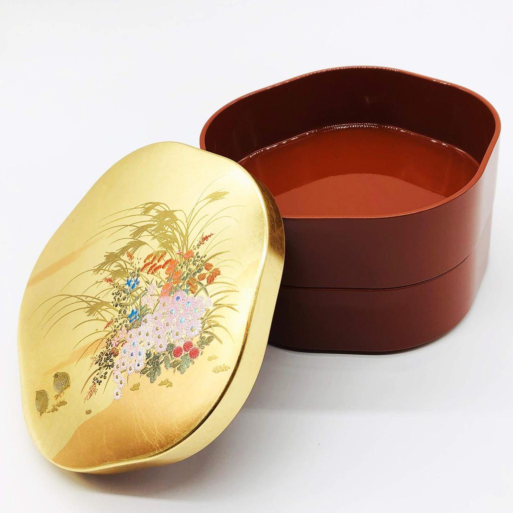Maeju lacquerware Miyabi 5.0 Flower Weight 6R-507 Red