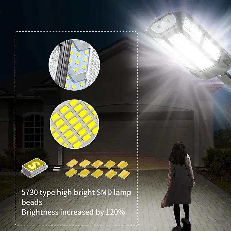 Newest Powerful Solar Lights Outdoor Solar Lamp Of Motion Sensor 3 Mode Waterproof IP65 Solar Garden Light Street Yard Lantern