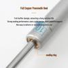 Copper-Core Pneumatic Support Rod: Hydraulic Air Shock Absorber with Rubber Head for Flip-Up Doors, Meter Boxes, and Decorative Panels