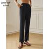 Women's High-Waisted Warm Tapered Suit Pants