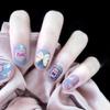 Dream Sweetheart Bear Wearable False Nail Stickers - Finished Removable Manicure Pieces