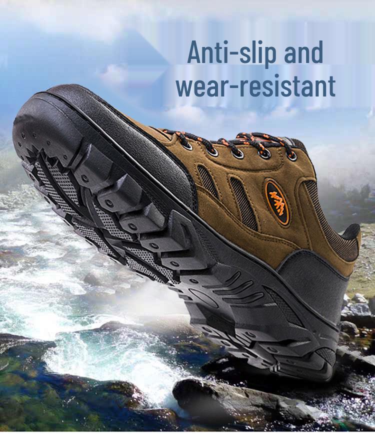 Men's Outdoor Hiking Sneakers - Trendy Autumn Workwear Safety Shoes