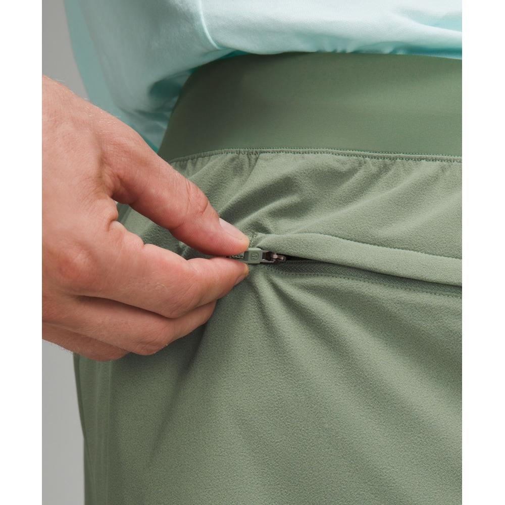 Lululemon Zeroed In lInerless Short 5  Grey Eucalyptus