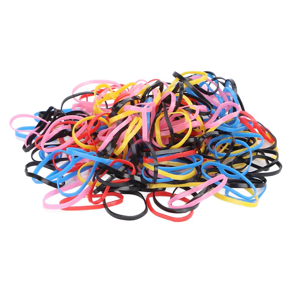 Rubber Bands Colored High Elasticity Strong Hair Loop Disposable Small Rubber Band