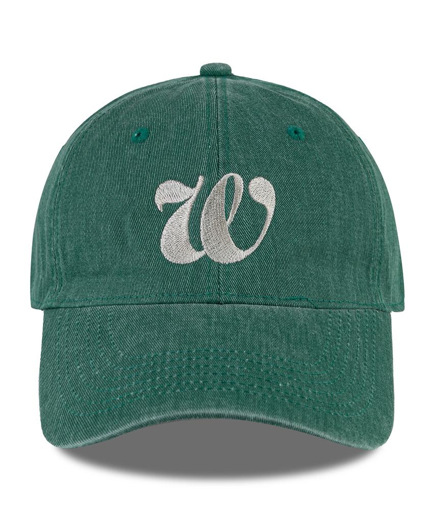 Wig W Script Pigment Ball Cap - Green