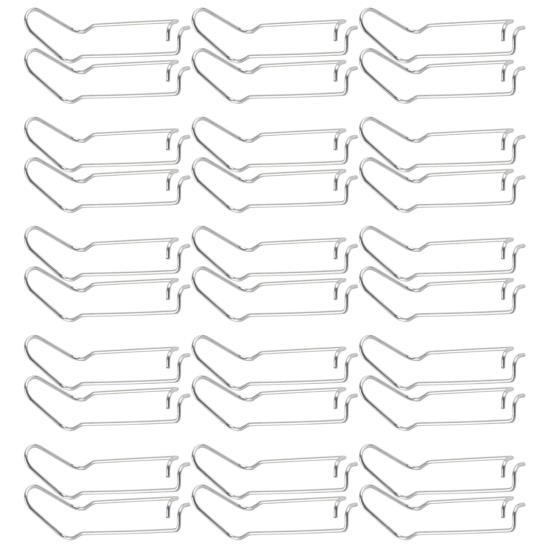 

30Pcs Plant Support Spring Clip Stainless Steel Fixing Clamp for Garden GreenhouseFor 16mm Diameter