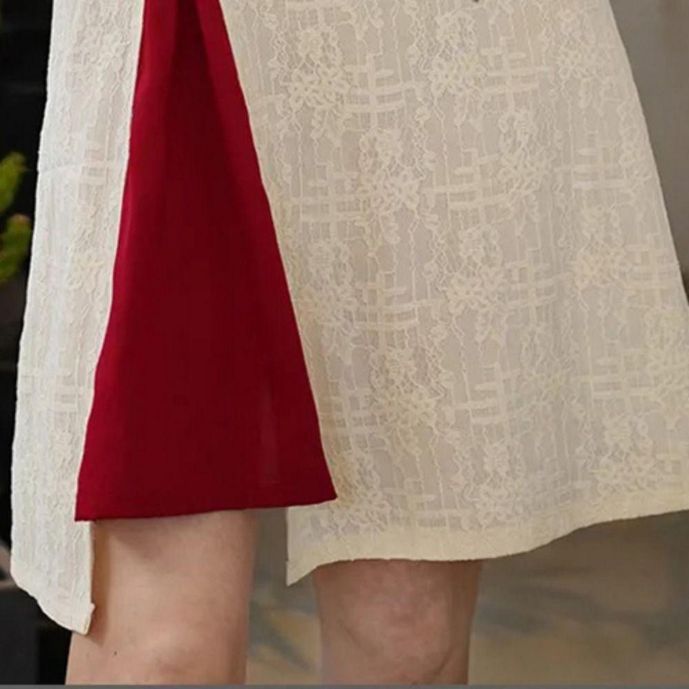 Short Sleeve Qipao Dress China-Chic Cheongsam Traditional Chinese Dress  Summer