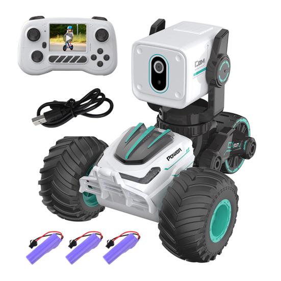 Remote Control Car with 720P Real Time Video Camera Kids Off-Road Truck Photography RC Vehicle Toy Toddlers Boys Birthday Christmas Gift