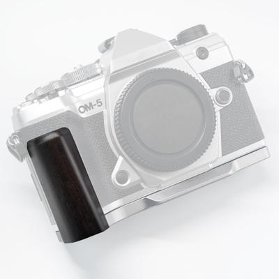Iborrys Premium Retro Solid Wood Camera Compatible with the Olympus with Dedicated Quick Release Plate and Handcrafted Premium Natural Wood Handle