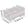 Transparent Multi Masking Tape Cutter Dispenser Visible Roll Tape Holder for   School