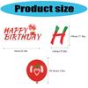 Reusable Strawberry Ribbon Birthday Party Banners Paper Plastic Decoration Cake Insert Balloon For Kids Adults