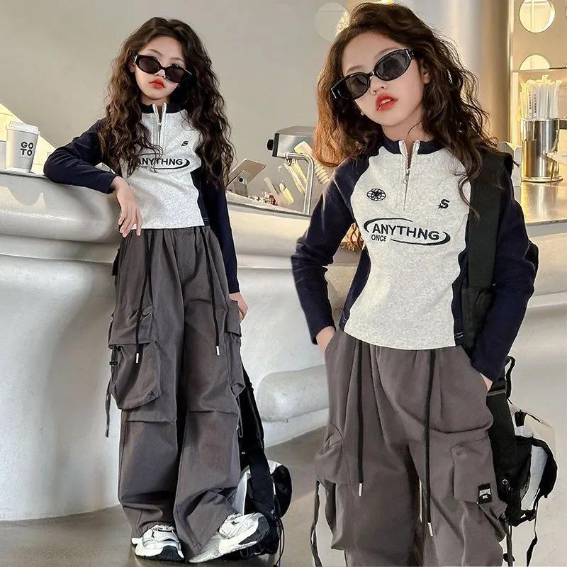 2025 Girls' Long Sleeve Stylish T-Shirt - Autumn Casual Fashion Outerwear