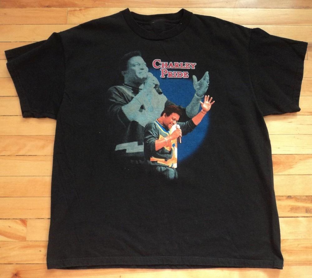 

Vintage Charley Pride Make Mine Country Tshirt Short All Size S to 5XL NZL005 Unisex T-Shirt XL