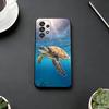 Urocze Małe Żółwiki Etui na Telefon Dla Samsung S25,S24,S21,S22,S23,S30,Ultra,S20,Plus,Fe,Miękki Silikon Czarna Pokrywa