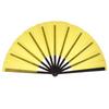 Chinese Martial Arts Kung Fu Fan Tai Chi Dance Fan Plastic Stage Performance Folding Fan Solid Color Fan Photo Prop