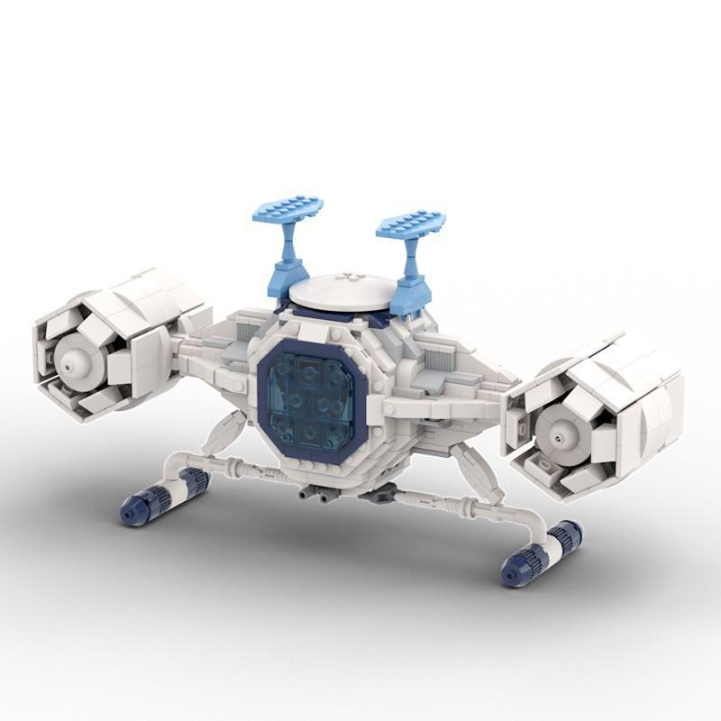 Space Commando Small Particles, Small Auxiliary Shuttle Domestic Building Block Assembly Toy Model