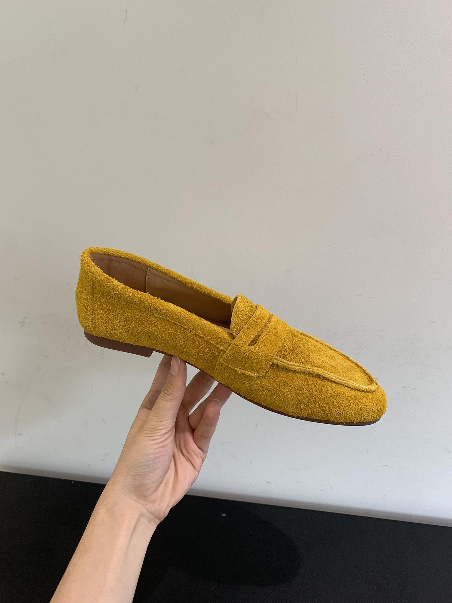 

Версия из коровьей кожи~ Ретро весенне-осенние лоферы одинарная обувь женская обувь 2025 новая универсальная коричневая в британском стиле маленькая кожаная обувь 35