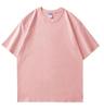 Heavy T-shirt men's and women's round neck short-sleeved printed LOO solid color half-sleeved bottoming shirt T-shirt wholesale