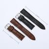 Genuine Leather Cowhide Bamboo Pattern Waterproof Watch Strap Accessory