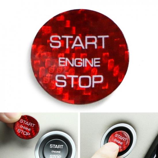 

Красная кнопка Start/Stop двигателя из карбона без ключа для новых Land Rover Jaguar