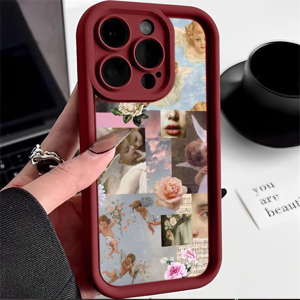 

Мягкий чехол из ТПУ с ангельскими глазками для Samsung A04 A05 A10 A30 A50 A13 A23 A53 A14 A24 A34 A54 A15 A25 A35 A55 S20 S23 FE S24 Ultra Ae51 Angel art design Samsung M54 5G