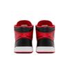Air Jordan 1 Mid 'Alternate Bred' (Dla obu płci) Czarne / Ognisty Czerwony / Białe Buty do Koszykówki Vintage DQ8426 060