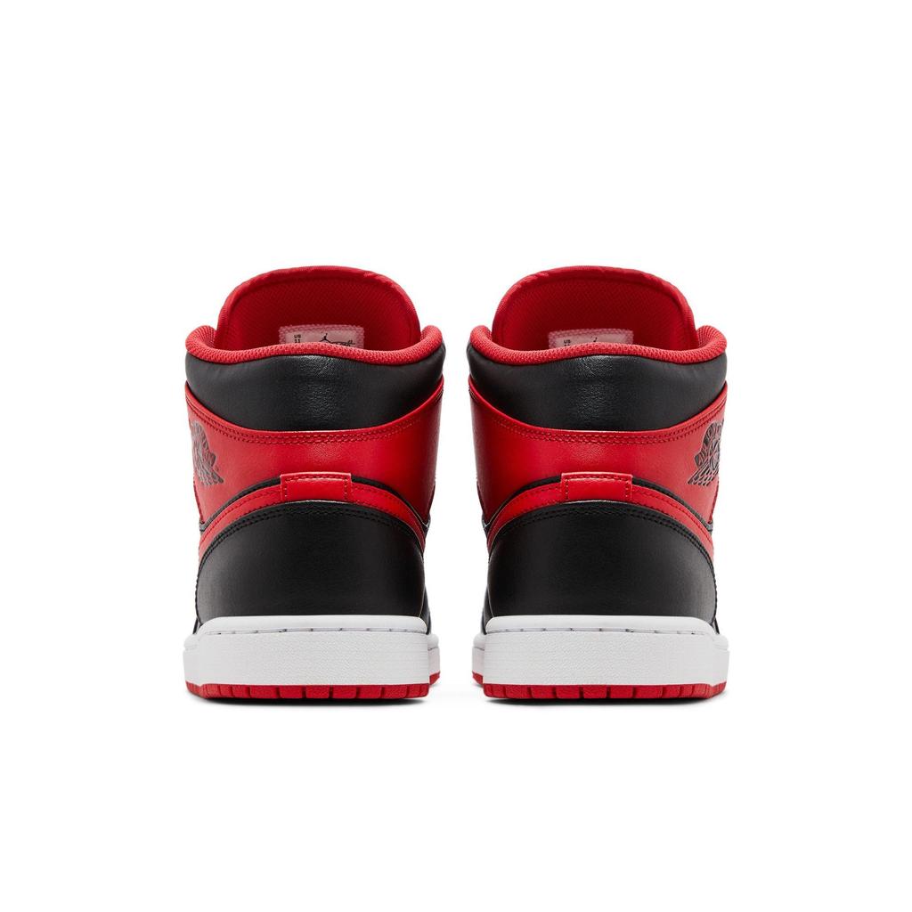 Air Jordan 1 Mid 'Alternate Bred' (Dla obu płci) Czarne / Ognisty Czerwony / Białe Buty do Koszykówki Vintage DQ8426 060