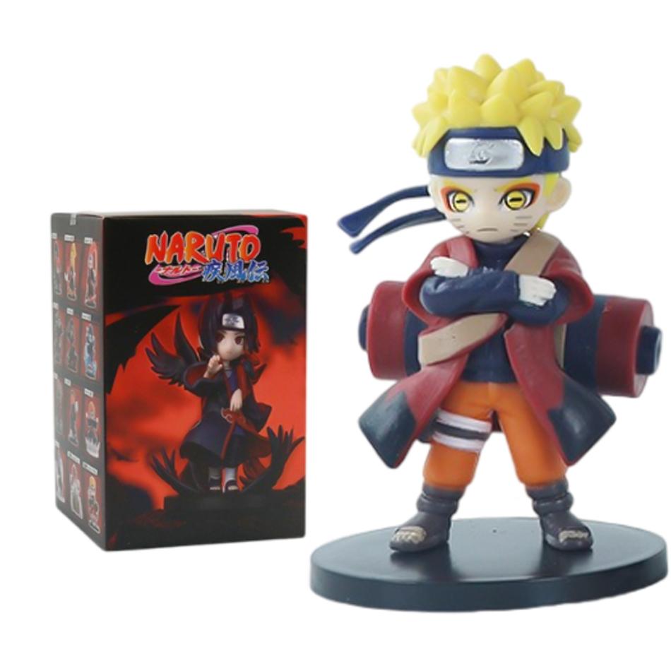 12Pcs Anime Naruto Shippuden Akatsuki Arc Series Blind Box Figures Toys Mystery Box Surprise Ornament Christmas Halloween Gifts