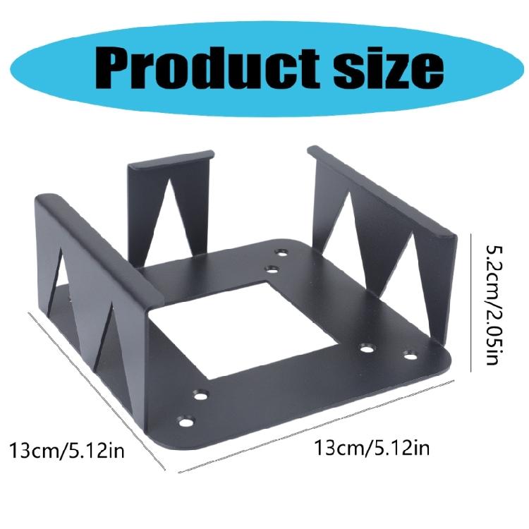 Metal Stand Under Desk Holder for Mini Desktop Computer Optimizing Desktop Organization Wall Mount Display Bracket