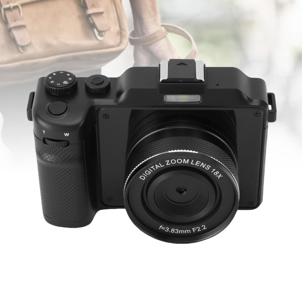 5K Digital Camera HD 80MP WiFi Front Rr Lens 18X Digital Zoom Vlog Camera Anti Shake with Hand Strap for Photography Video