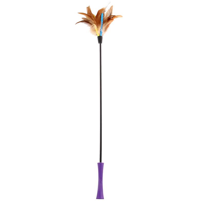 Non-slip Feather Cat Teaser Wand