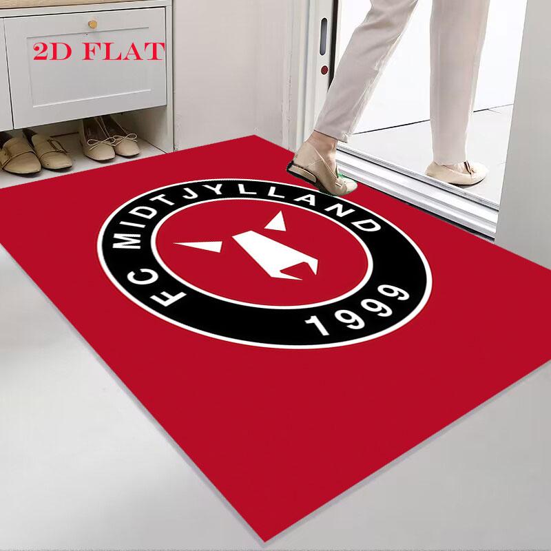 FC Midtjylland Carpet Rug for Living Room Bedroom Home Sofa Decoration,Kids Play Nonslip Floor Mat