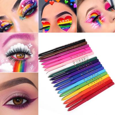 0.25g Eye Liner Quick-drying Minimalistic Highly Pigmented 18-color Makeup Eyeliner for Parties