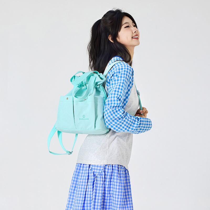 Women's Drawstring Backpack Shoulder Bag
