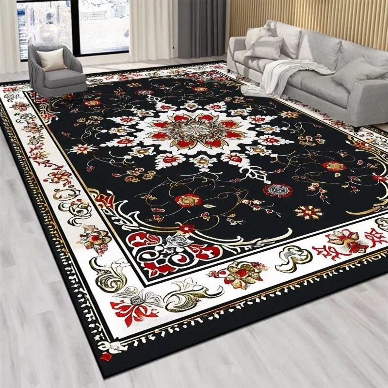 

Перський Розкішний Червоний Килим - Великий Розмір Нековзний Килим для Вітальні Спальні Холу Боковий - Домашній Декоративний Килимок Килим Боковий для Дивана 120x160cm