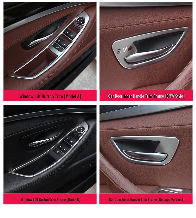 Decoratieve Stickers voor Binnenknoppen van BMW 1/3/5 Serie & X3/X5/X6 voor Raamhefschakelaars